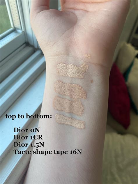 dior forever skin swatches|Dior Forever Skin concealer shades.